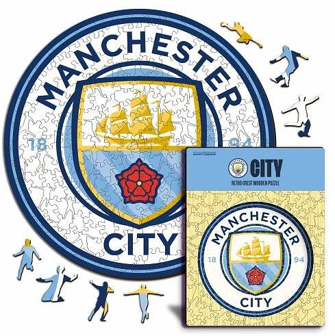 Manchester City FC® Logo - Wooden Puzzle