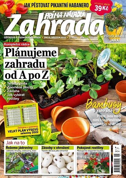 Časopis Zahrada prima nápadů 1/2022