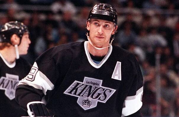 Wayne Gretzky v dresu Los Angeles Kings