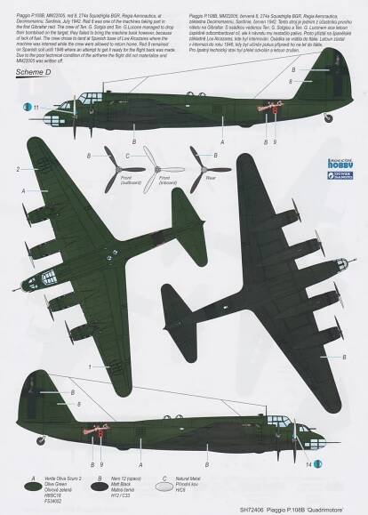 Piaggio P.108B "Quadrimotore", Special Hobby 1/72 se představuje : Diskusní forum plastikových modelářů