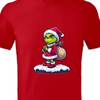 Tričko Filmy a seriály | Tričko Grinch jako Santa