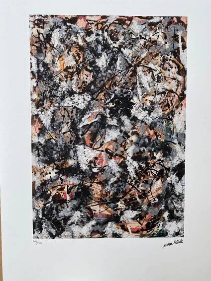 JACKSON POLLOCK! ,číslováno,signace!!!TOP - Výtvarné umění