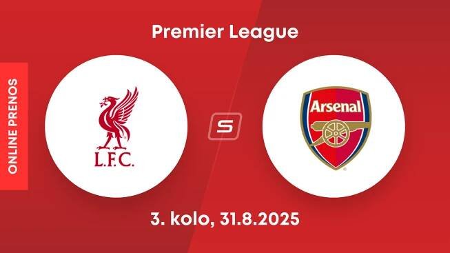 Liverpool FC - Arsenal FC: ONLINE prenos z 3. kola Premier League.