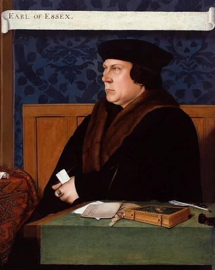     Thomas Cromwell, Earl of Essex,    after Hans Holbein the Younger,    early 17th century, based on a work of 1532-1533,    NPG 1727,    © National Portrait Gallery, London