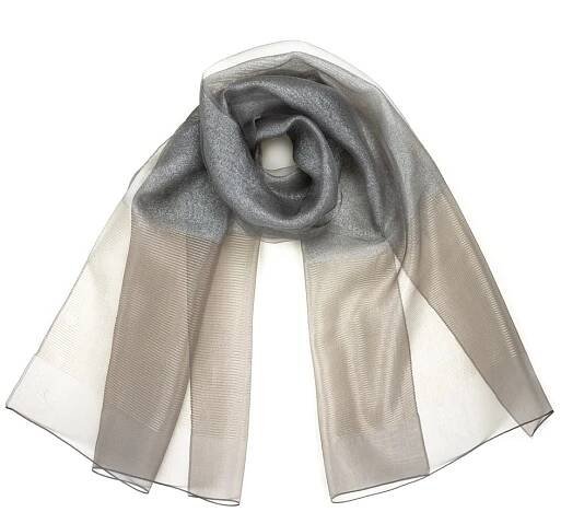 Šála Art Of Polo sz23422-2 Stříbrná