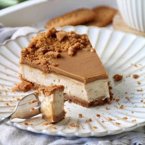Lotus Cheesecake (No-Bake) - Käsekuchen ohne backen