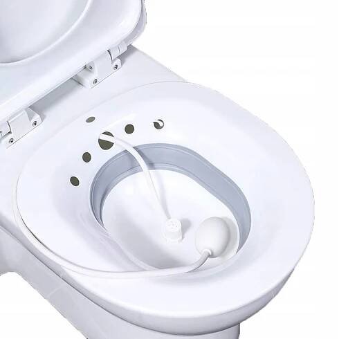 Sanitární bidet Nástavec na toaletu Sedes Bazén s pumpičkou na hemoroidy