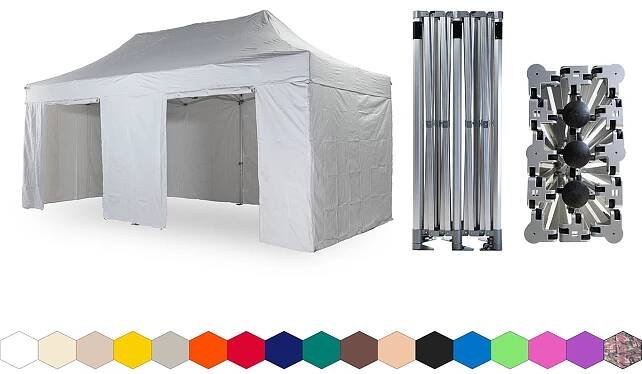 Nůžkový stan 3x6 - Hexagon 50 - Profi-partystany.cz