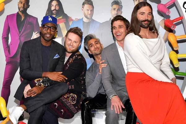 Karamo Brown, Bobby Berk, Tan France, Antoni Porowski, and Jonathan Van Ness