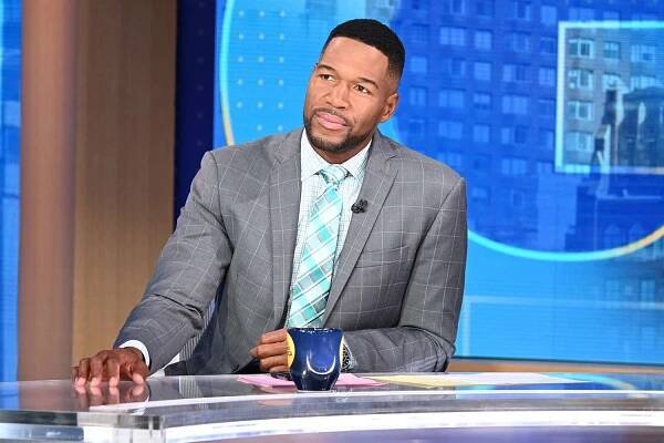 Michael Strahan on Good Morning America.