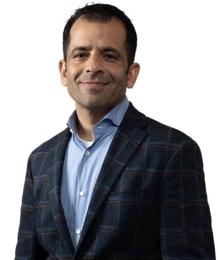 This is a profile image of Samir Khushalani