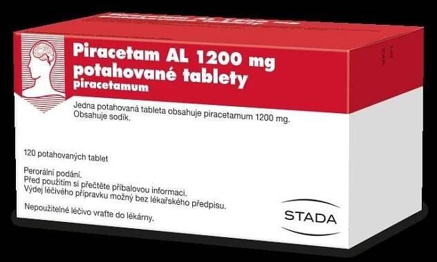 PIRACETAM AL POR 1200MG TBL FLM 120
