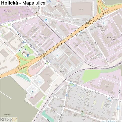 Holická - mapy | Kurzy.cz