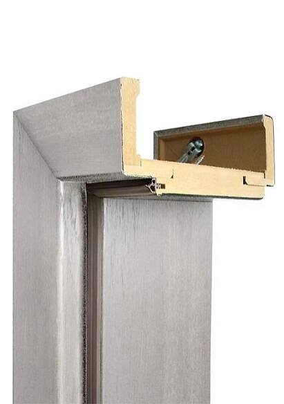 Türrahmen 70L 80-100 Eiche silber