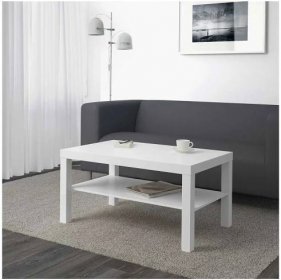 LACK Konferenční stolek - bílá 90x55 cm
