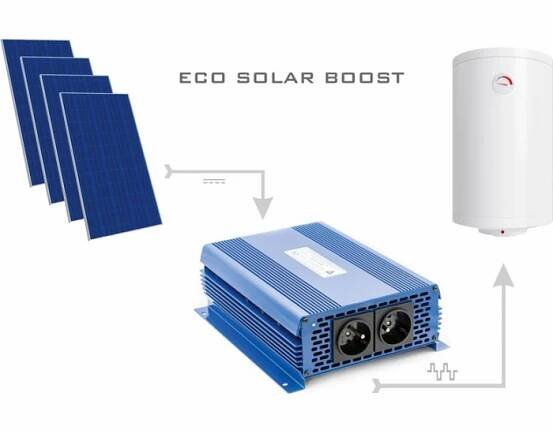 Solární invertor ECO Solar Boost MPPT-3000 3kW, fotovoltaický ohřev bojleru
