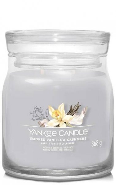 Yankee Candle Signature Medium Jar 2 Wicks - Smoked Vanilla & Cashmere