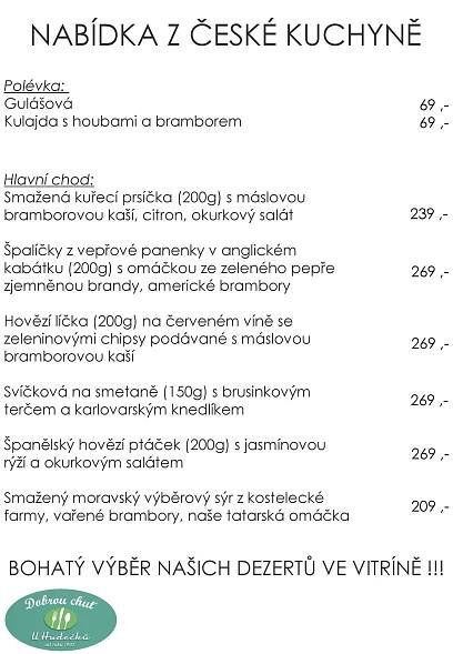 SVATOMARTINSKÉ HODY 2023 U HUDEČKŮ- MENU | Restaurace a pivnice U Hudečků Prostějov