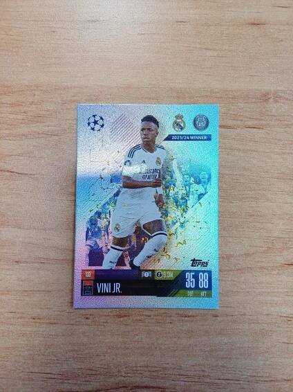 VINI JR. REAL MADRID TOPPS MATCH ATTAX 24 25 UCL WINNER - Sportovní sbírky