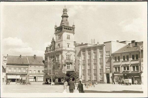 10D13921 Náchod - Masarykovo náměstí - Pohlednice místopis