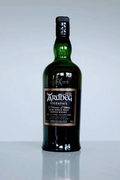 Ardbeg Uigeadail on a counter