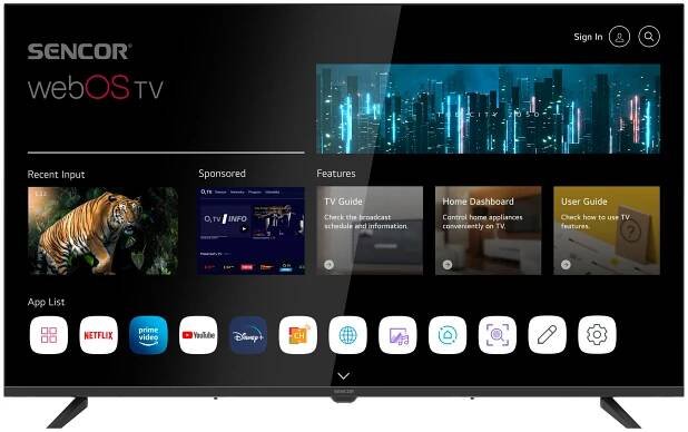 Sencor 43" LED (SLE 43FS802TCSB) 43" od 5 790 Kč