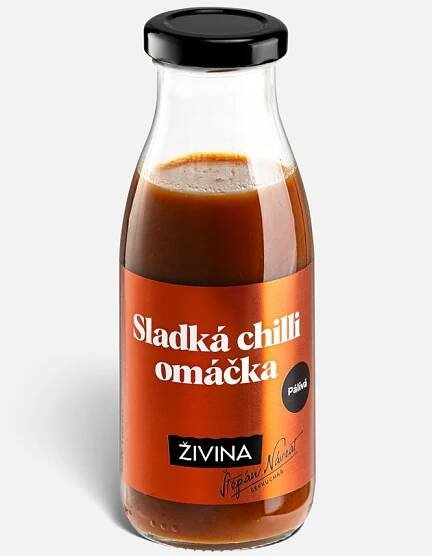 Sladká chilli omáčka pálivá z čerstvých surovin na dochucení 270 g