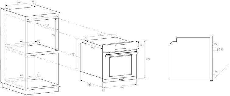 HAIER HWO60SM6T5BH Series 6 + HAIER HAIPSJ64MC Series 4