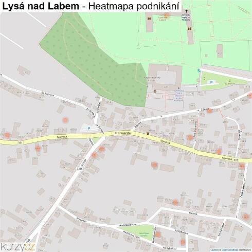Lysá nad Labem - mapy | Kurzy.cz