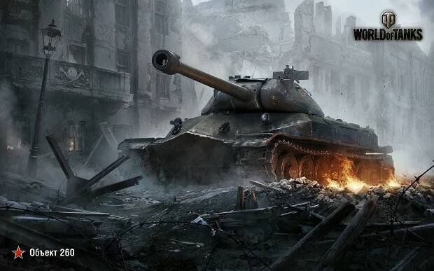 World of Tanks, wargaming net, objektů 260, nádrž