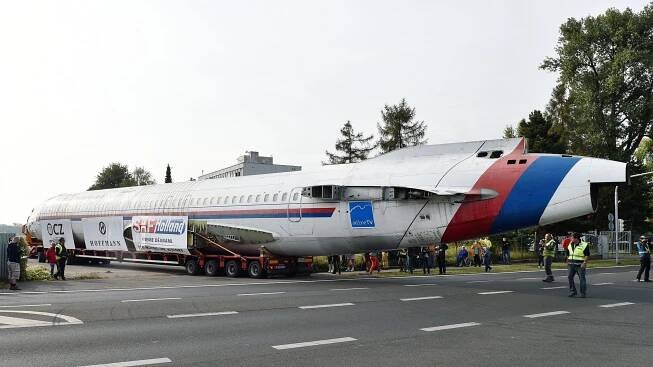 Přeprava letounu TU-154 - 12 - GALERIE: Přeprava letounu TU-154 (6/14)