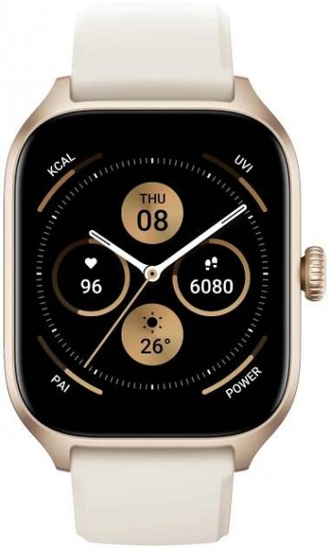 Amazfit GTS 4 chytré hodinky 43 mm krémová