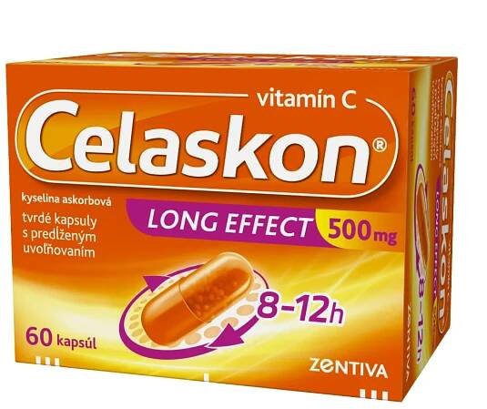 Celaskon long effect 1×60 cps, vitamín C
