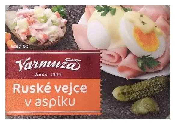 Ruské vejce v aspiku Varmuža 200g