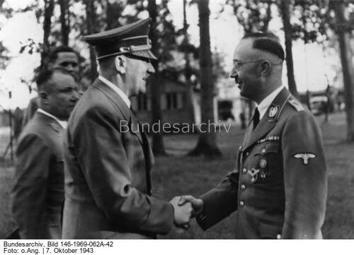 Adolf Hitler składa życzenia Himmlerowi z okazji urodzin