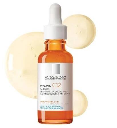 La Roche-Posay Pure 12% Vitamin C Serum For Face With Hyaluronic Acid & Salicylic Acid