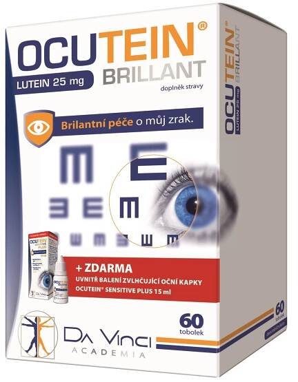 Ocutein Brillant Lutein 25mgDaVinci 60tob.+kapky