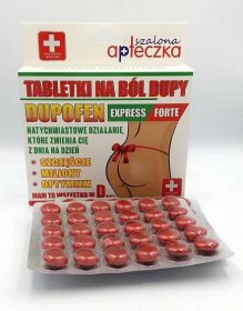 Dupofen express forte tablety na bolest zadku dárek EAN (GTIN) 5905669927390