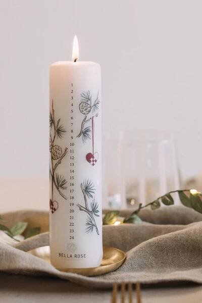 Adventní svíčka Modřín