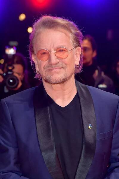  Irish singer and U2 frontman Bono attends the "Ingeborg Bachmann - Reise in die Wüste" premiere during the 73rd Berlinale International Film Festival Berlin at Berlinale Palast on February 19 2023 