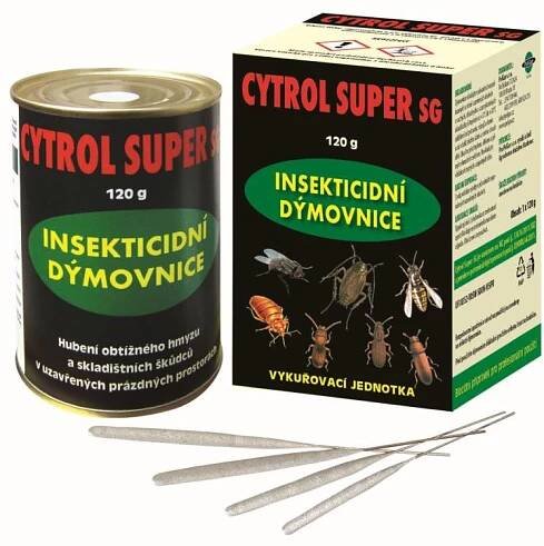 Dýmovnice Cytrol Super SG na hmyzí škůdce 120g – 24 ks
