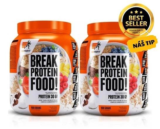 AKCE 1+1 Extrifit Protein Break! 900 g + Protein Break! 900 g
