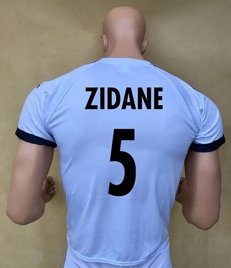 Sp fotbalový Real Madrid Zinédine Zidane Číslo na prsa