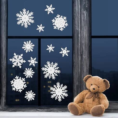 Family Christmas Sada vánočních dekoračních nálepek do okna od 144 Kč - Heureka.cz