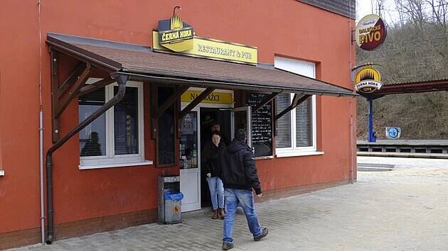 Restaurace Na Pražci na vlakovém nádraží v Blansku.