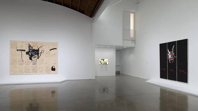 Installation view. Artwork © Estate of Jean-Michel Basquiat. Licensed by Artestar, New York. Photo: Jeff McLane