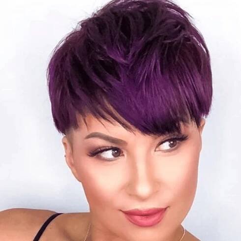 Purple Pixie Cuts for Women in 2023 | Short Hair Models