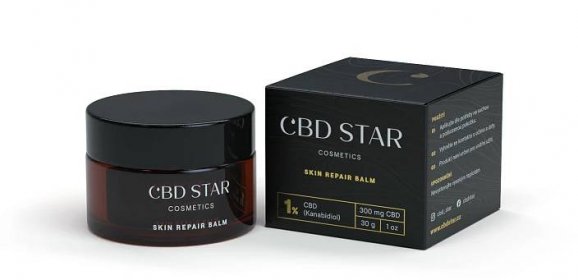 Ošetřující balzám Skin repair balm – 1% CBD 30 g CBD STAR