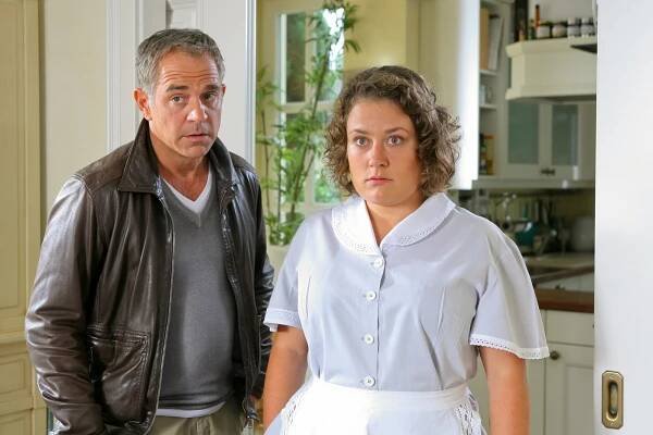Poldové z Rosenheimu - Zu Tode meditiert - Z filmu - Florian Fitz, Annabel Faber