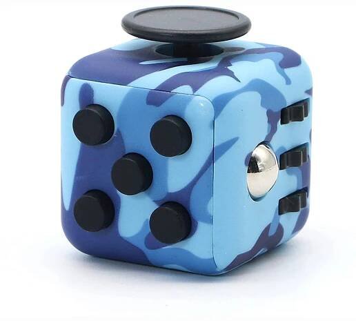 Fidget Cube Hračka uvolňující stres proti úzkosti Skvělá pro dospělé a děti[Nápad na dárek][Relaxační hračka][Uvolňovač stresu][Měkký materiál]